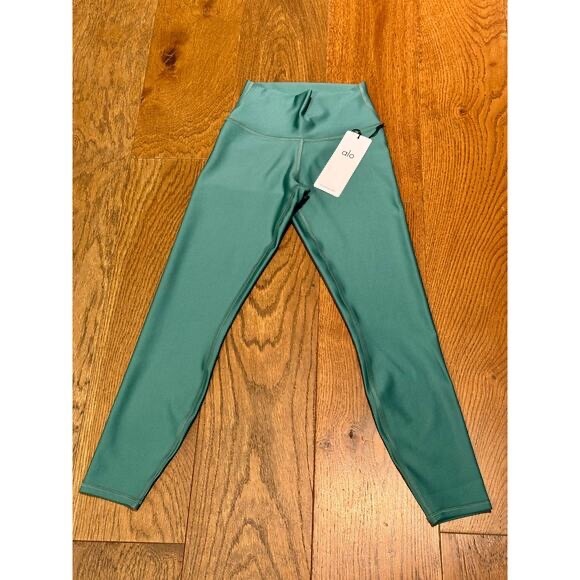 ALO Yoga 7/8-Length High-Waist Airlift Leggings Winter Ivy XS NWT - Picture 5 of 10